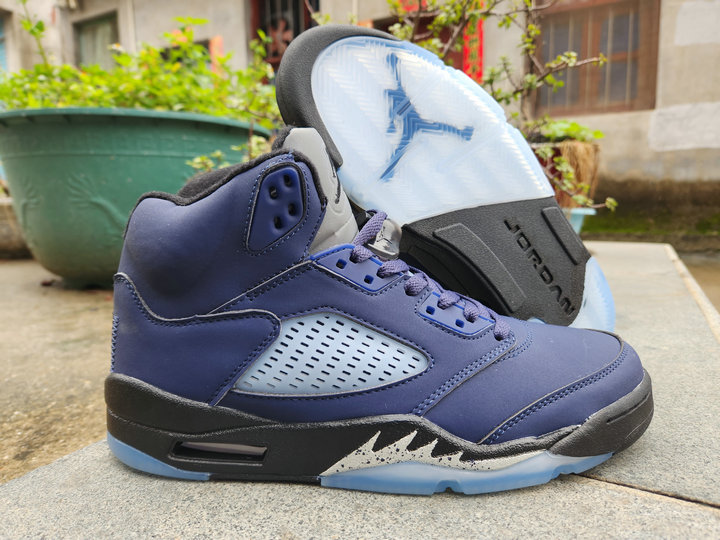 Classy Nike Air Jordan Retro 5 Midnight Marine Homme Chaussures